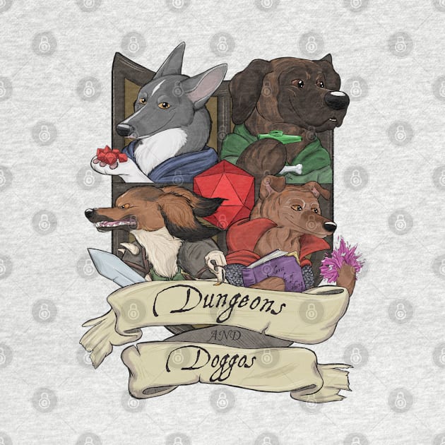 DnDoggos Emblem Full Color by DnDoggos